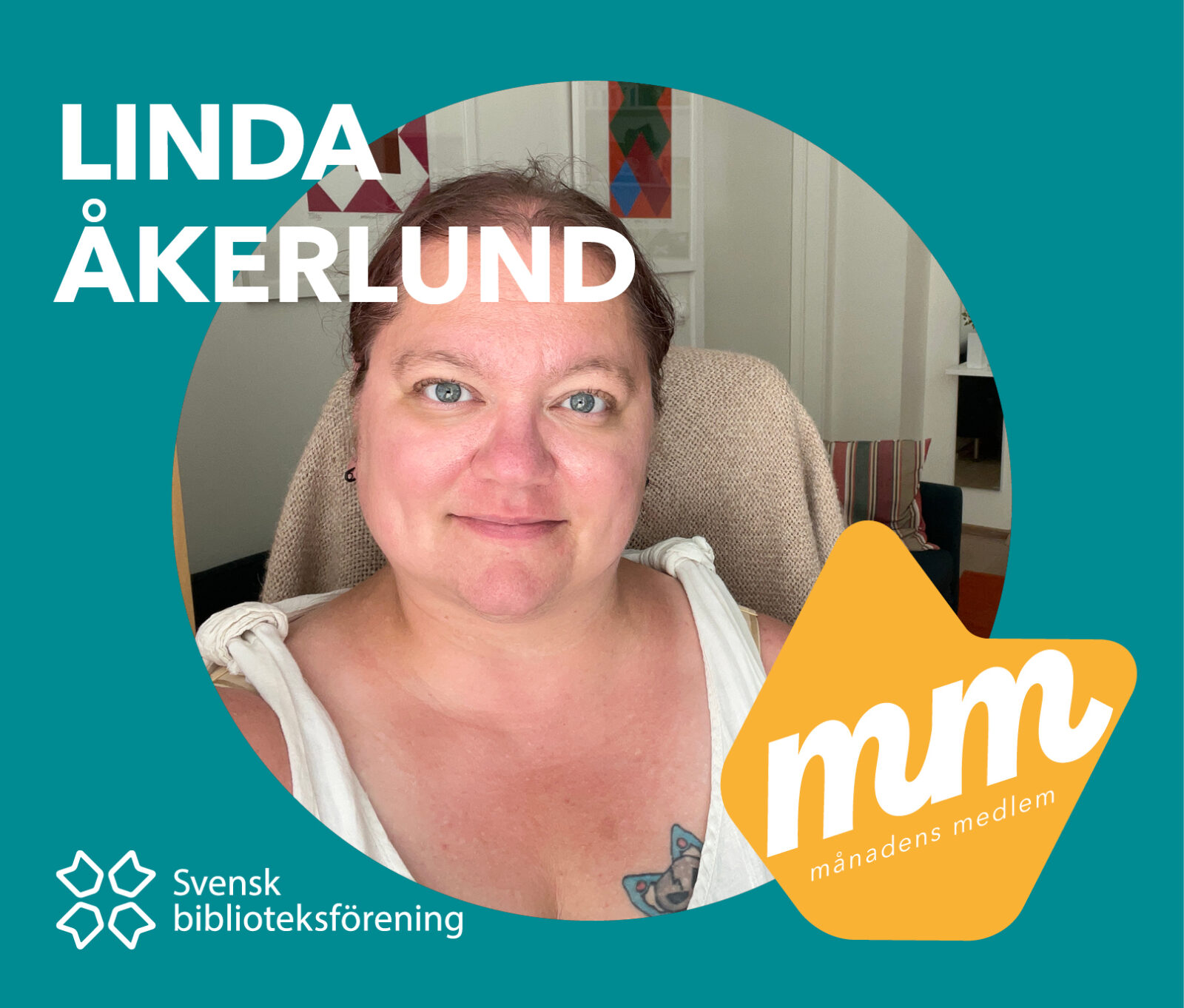 Porträttbild på Linda Åkerlund.