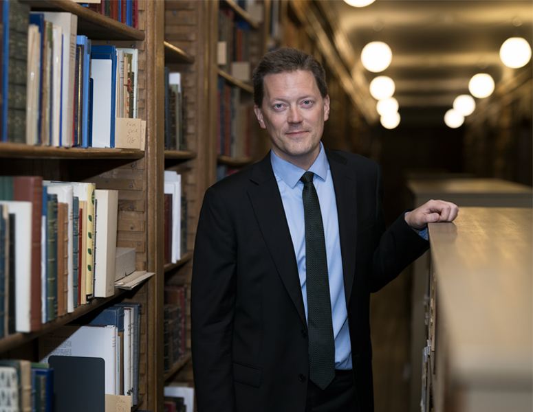 Porträttbild på Arvid Jakobsson. Foto: Lisa Raihle Rehbäck.