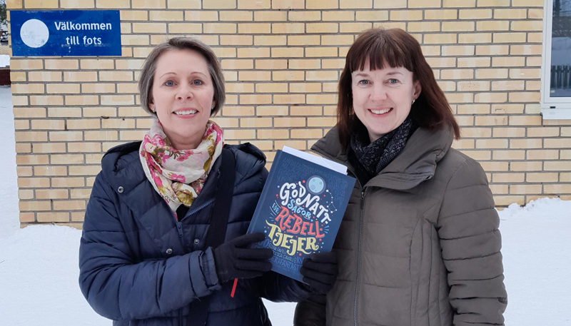 Porträttbild på Stina Ingvarsson och Åsa Wilén.