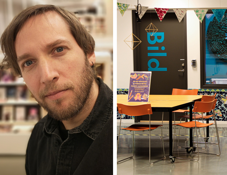 Bild på Tobias Rönnertz och Götaverkstan.