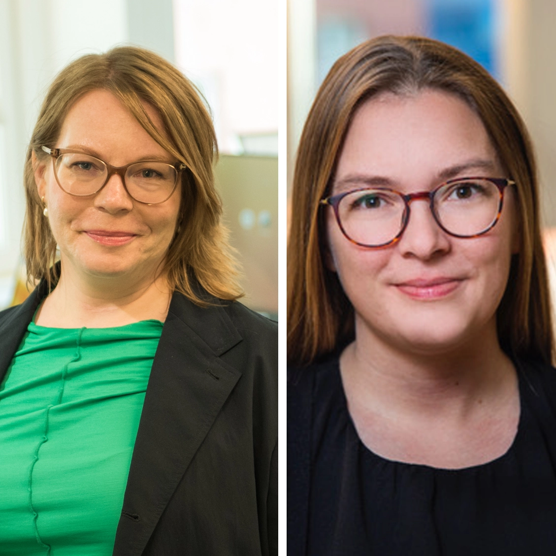 Bild på Karin Martinsson Stattin och Anna Lindahl.