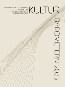 Bild med texten Kulturbarometern 2026.